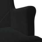 Poltrona Nero Velluto