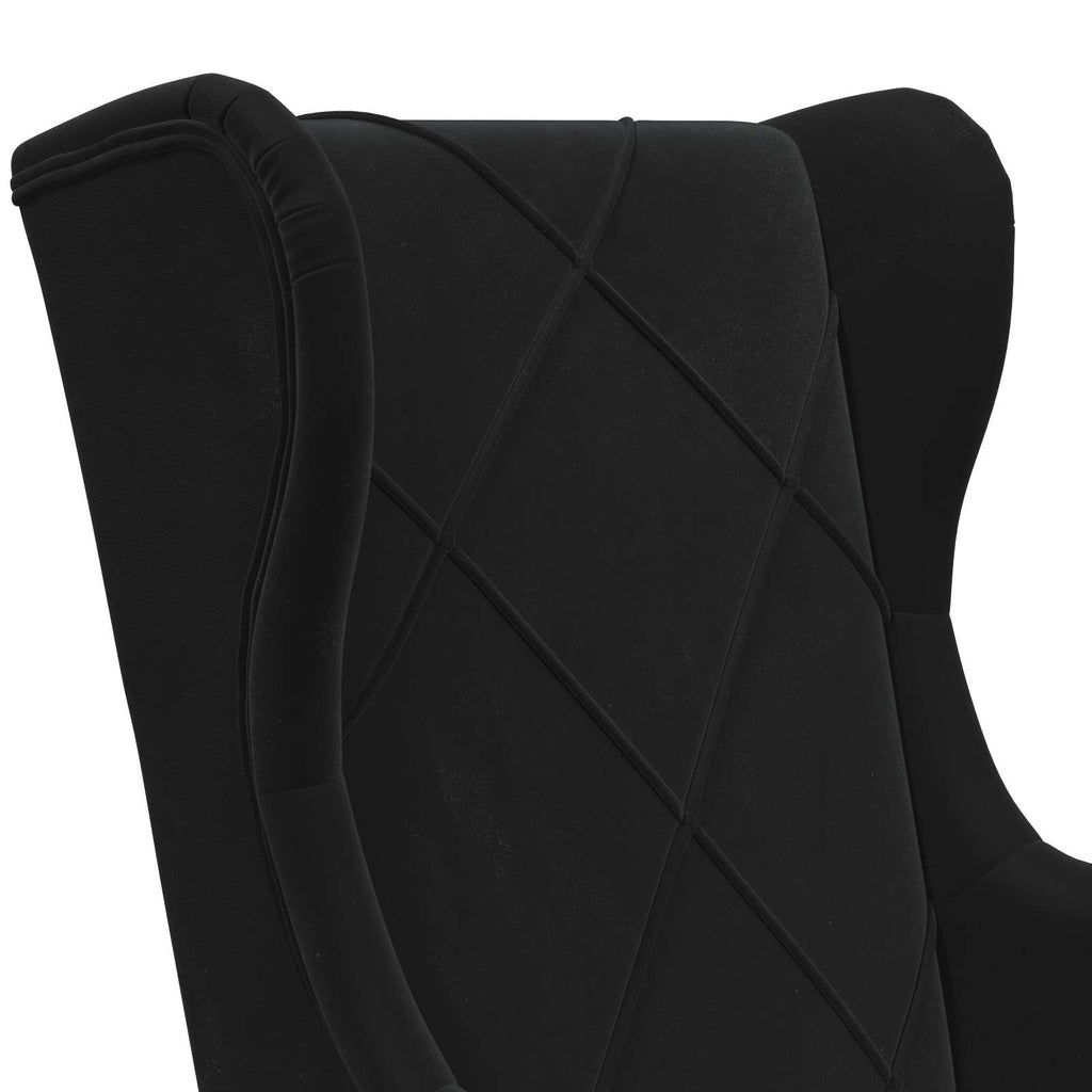 Poltrona Nero Velluto