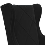 Poltrona Nero Velluto