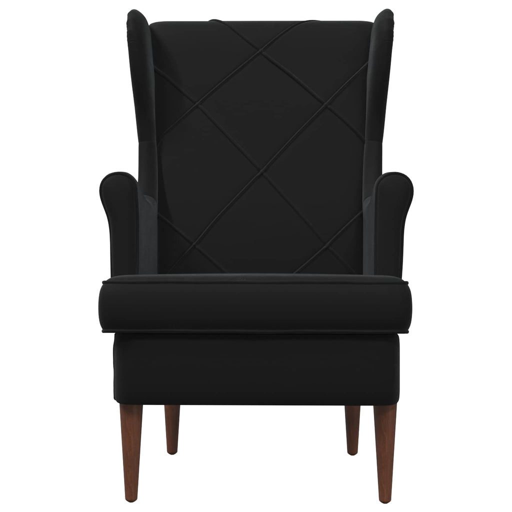 Poltrona Nero Velluto