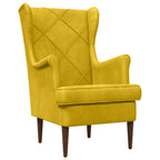Poltrona Giallo Velluto