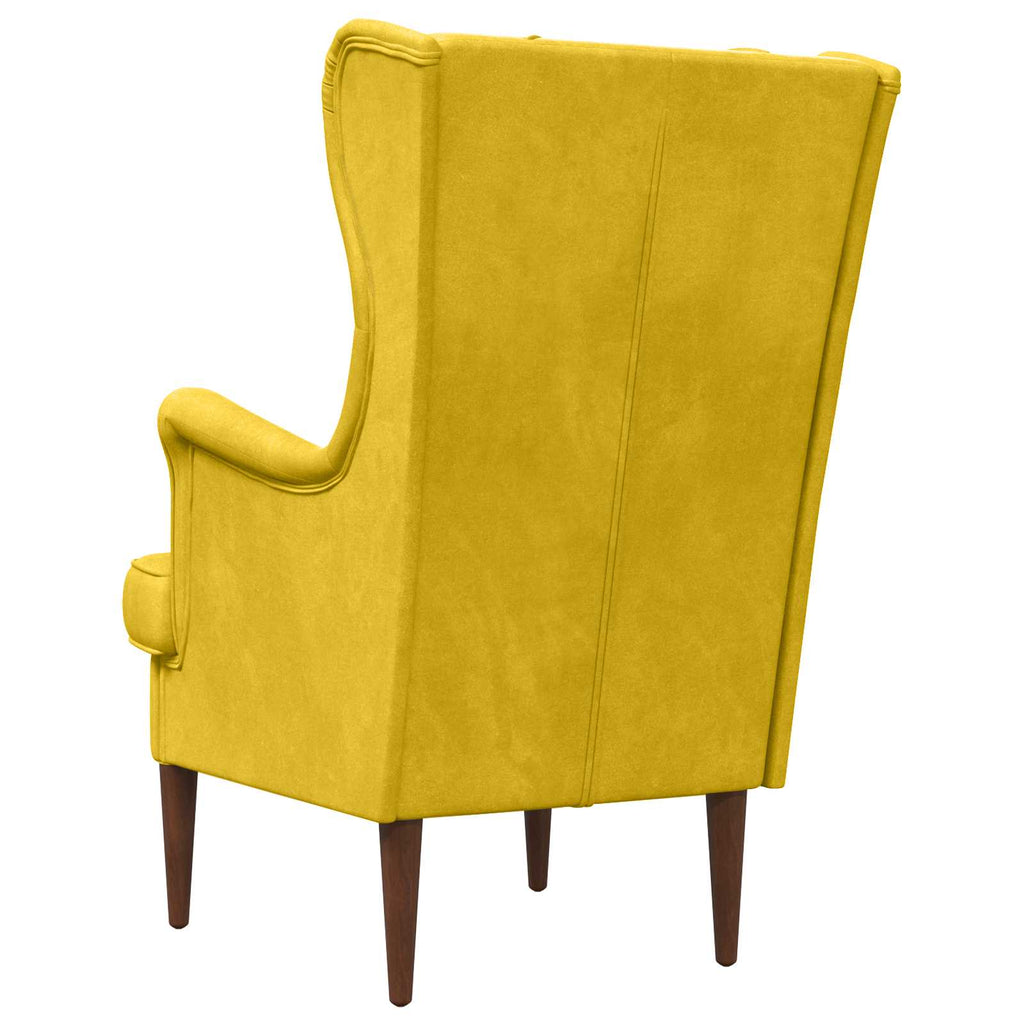 Poltrona Giallo Velluto