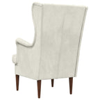 Poltrona Crema Velluto