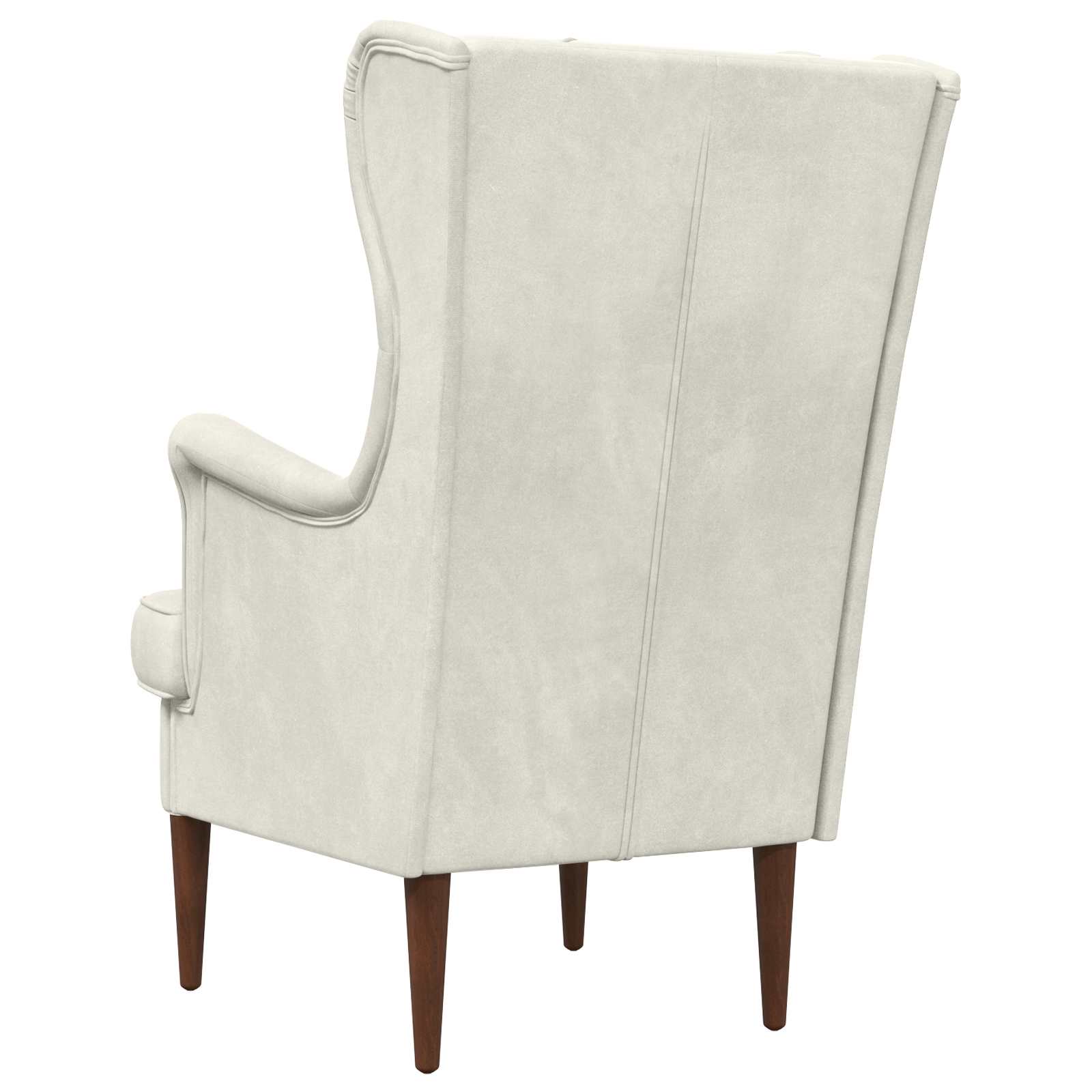 Poltrona Crema Velluto