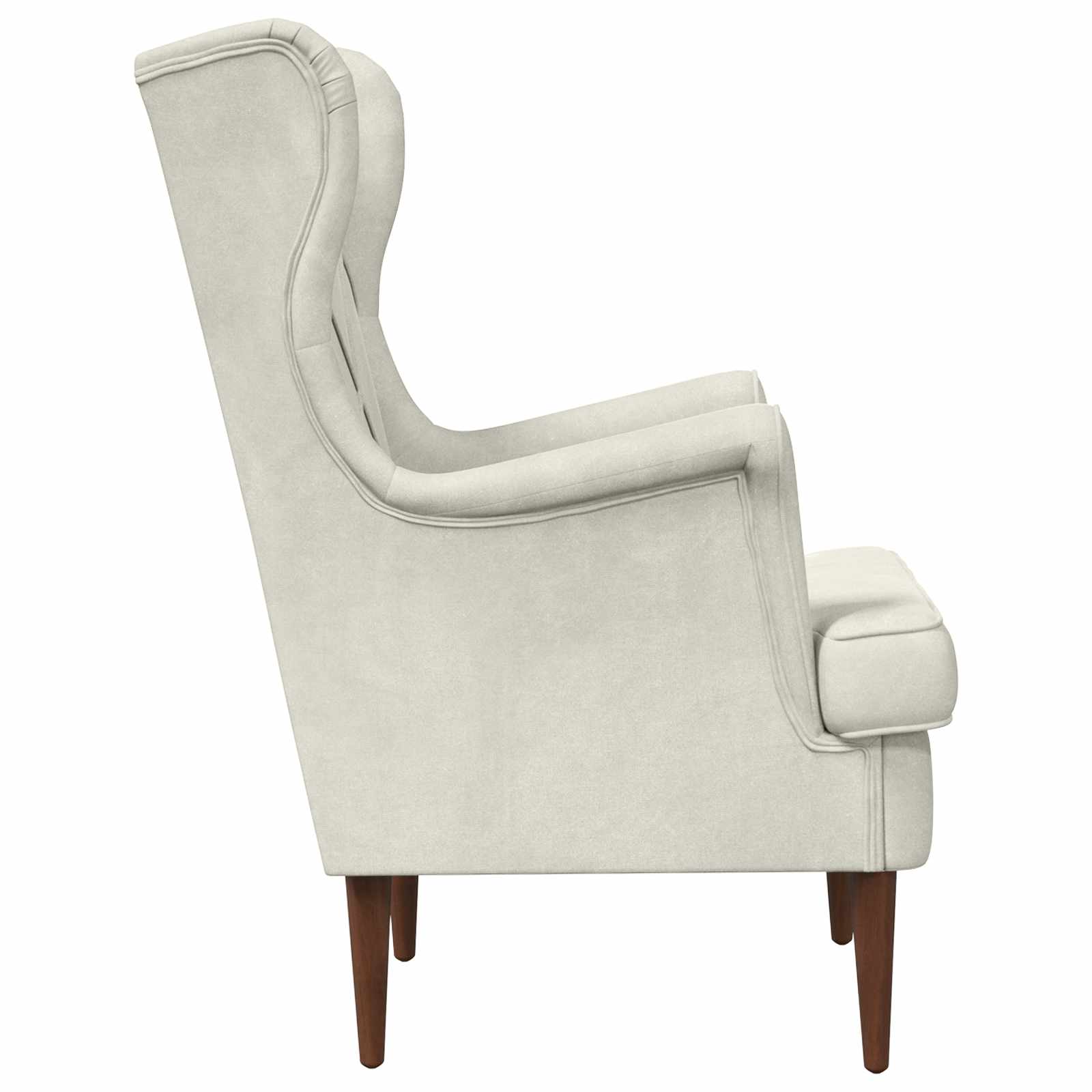 Poltrona Crema Velluto