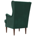 Poltrona Verde Scuro Velluto
