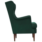Poltrona Verde Scuro Velluto