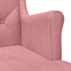 Poltrona Rosa Velluto