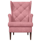 Poltrona Rosa Velluto