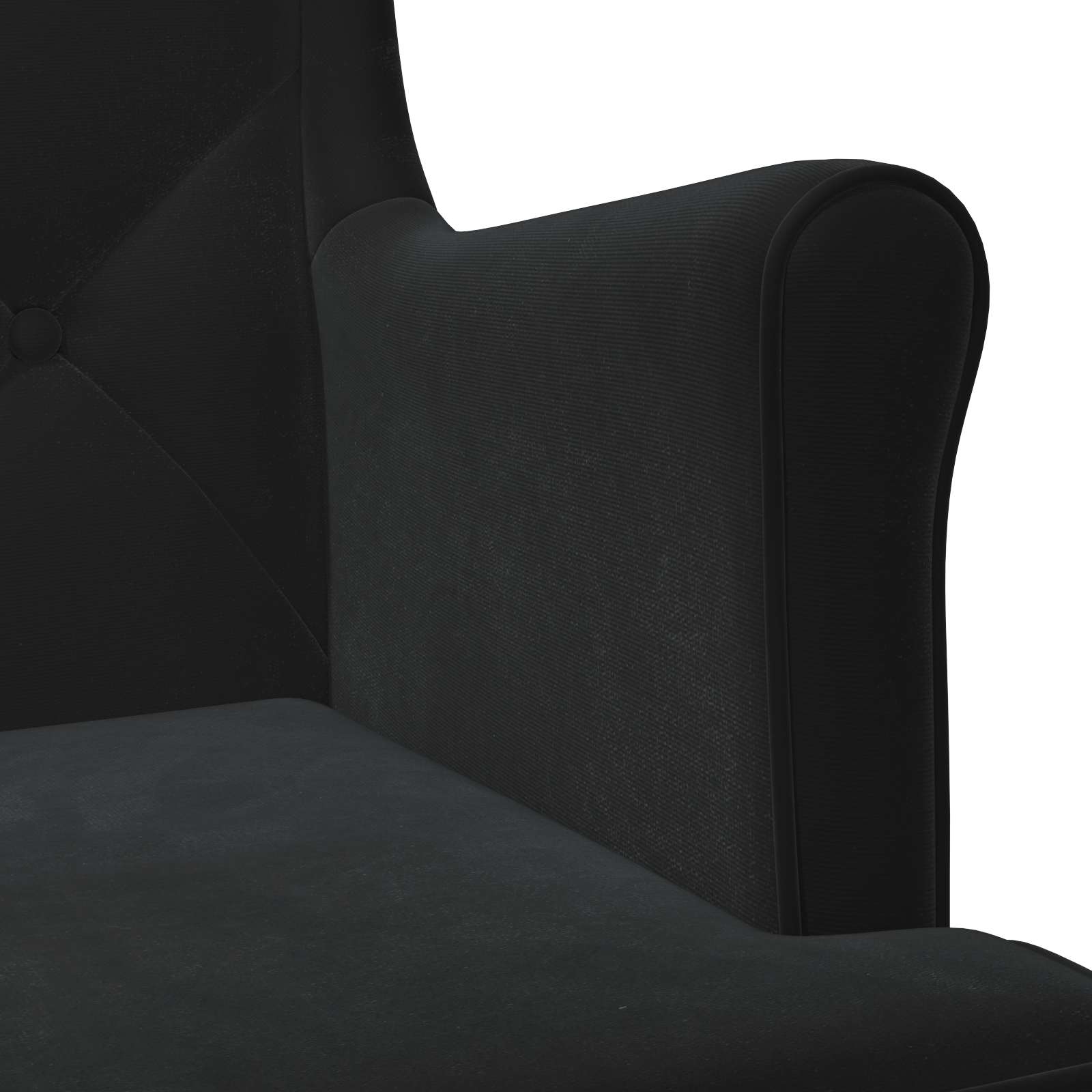 Poltrona Nero Velluto