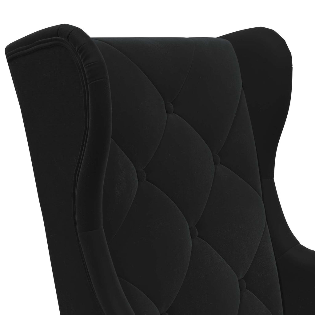 Poltrona Nero Velluto