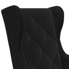Poltrona Nero Velluto