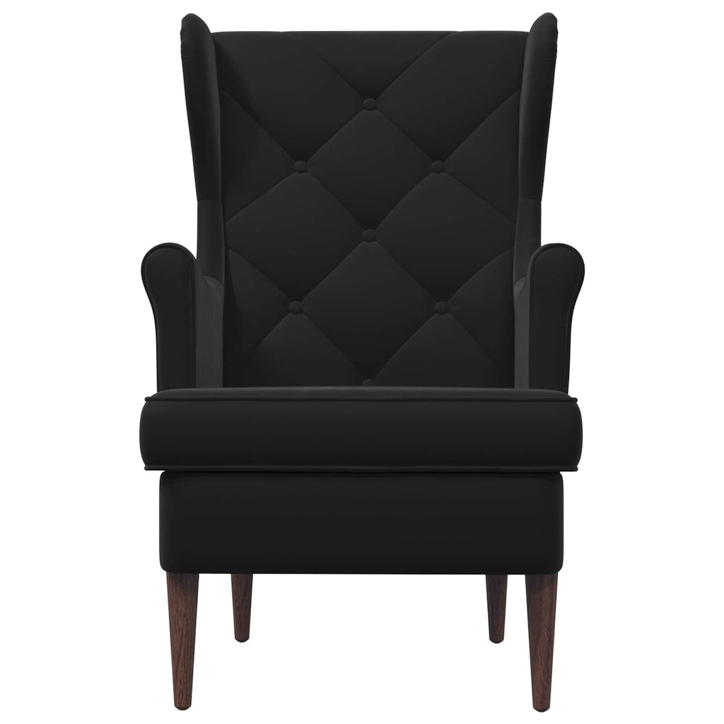 Poltrona Nero Velluto