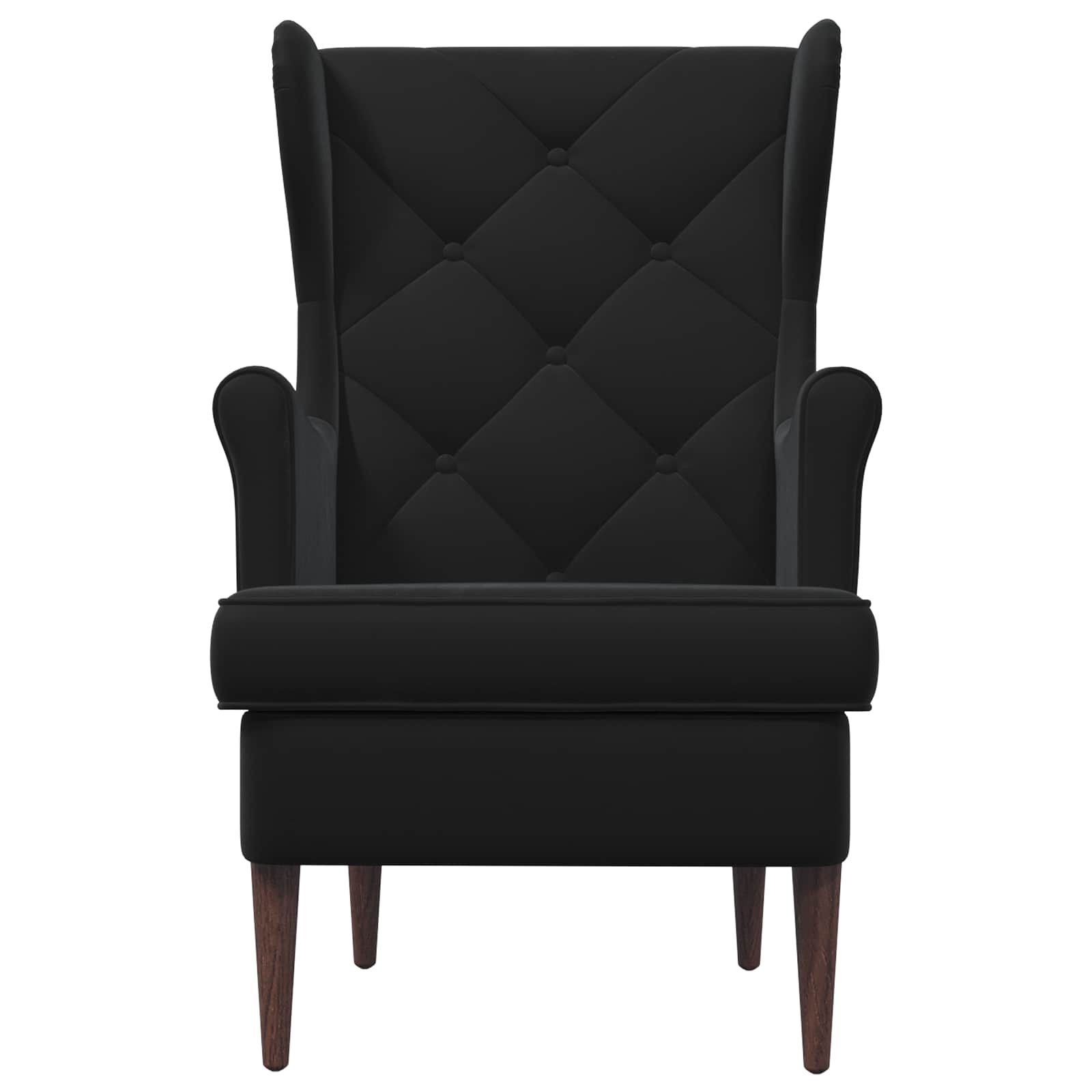 Poltrona Nero Velluto