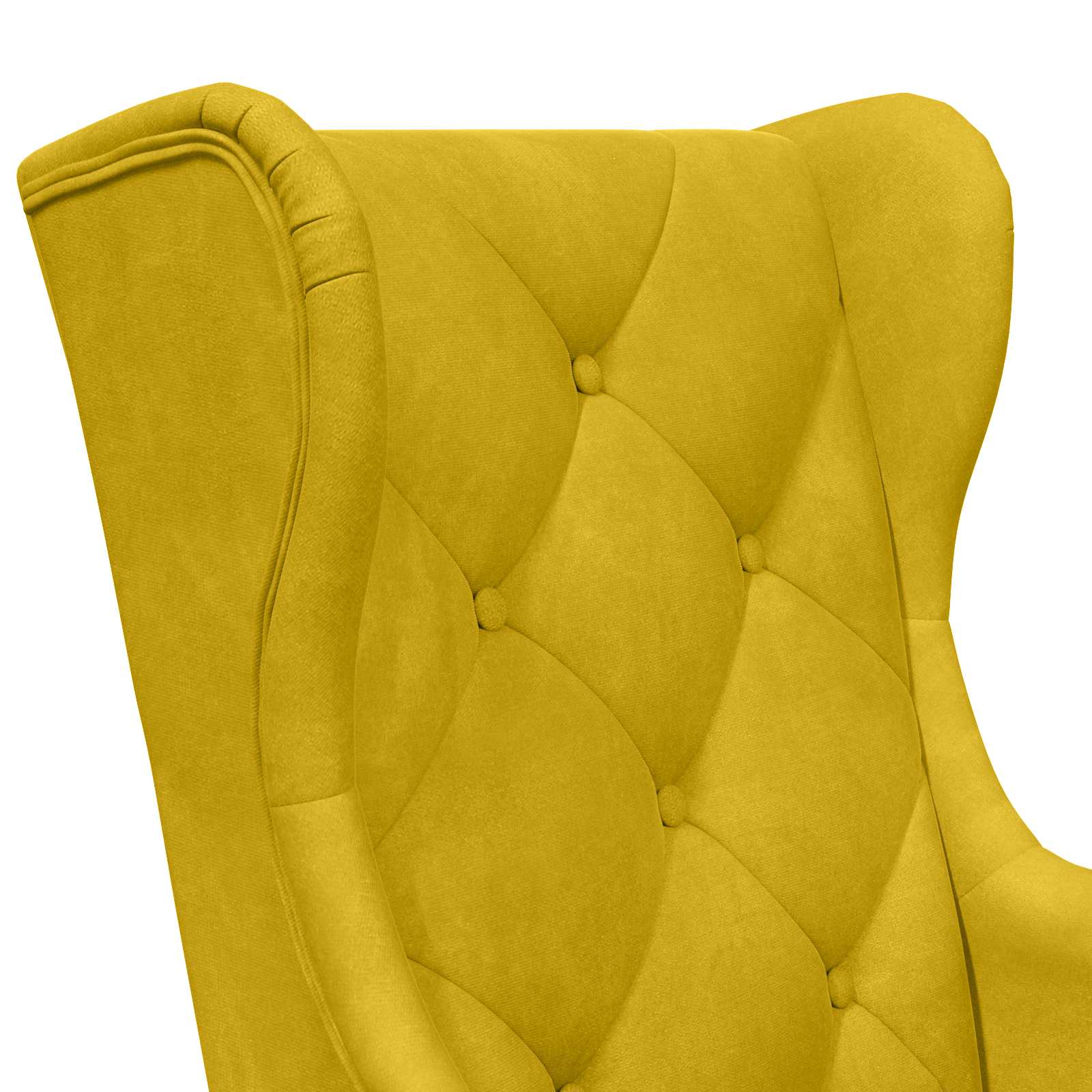 Poltrona Giallo Velluto