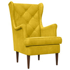Poltrona Giallo Velluto