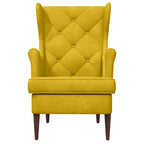 Poltrona Giallo Velluto