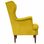 Poltrona Giallo Velluto