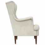 Poltrona Crema Velluto