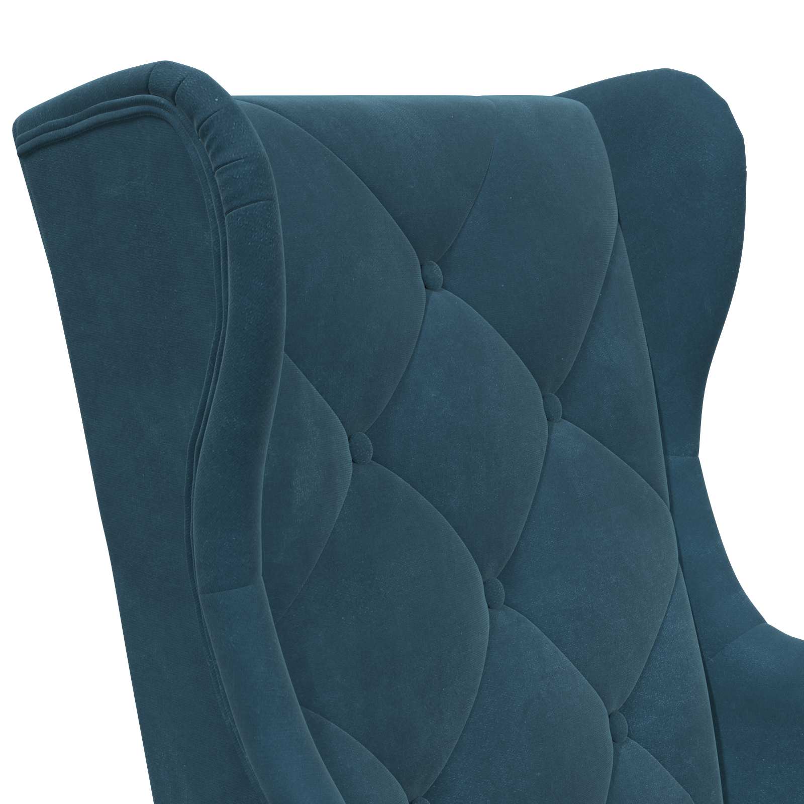 Poltrona Blu Velluto