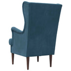 Poltrona Blu Velluto
