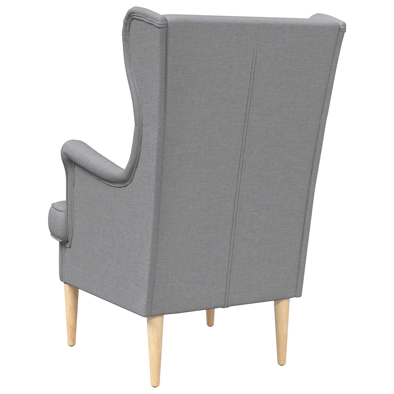 Poltrona Grigio Chiaro Tessuto