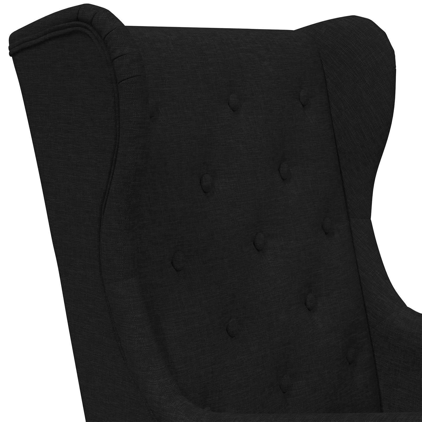 Poltrona Nero Tessuto