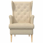 Poltrona Crema Tessuto