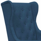 Poltrona Blu Tessuto