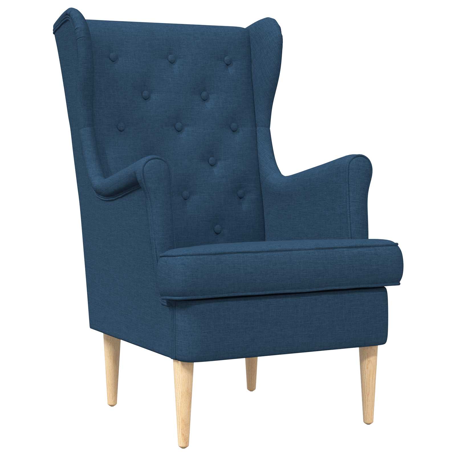 Poltrona Blu Tessuto
