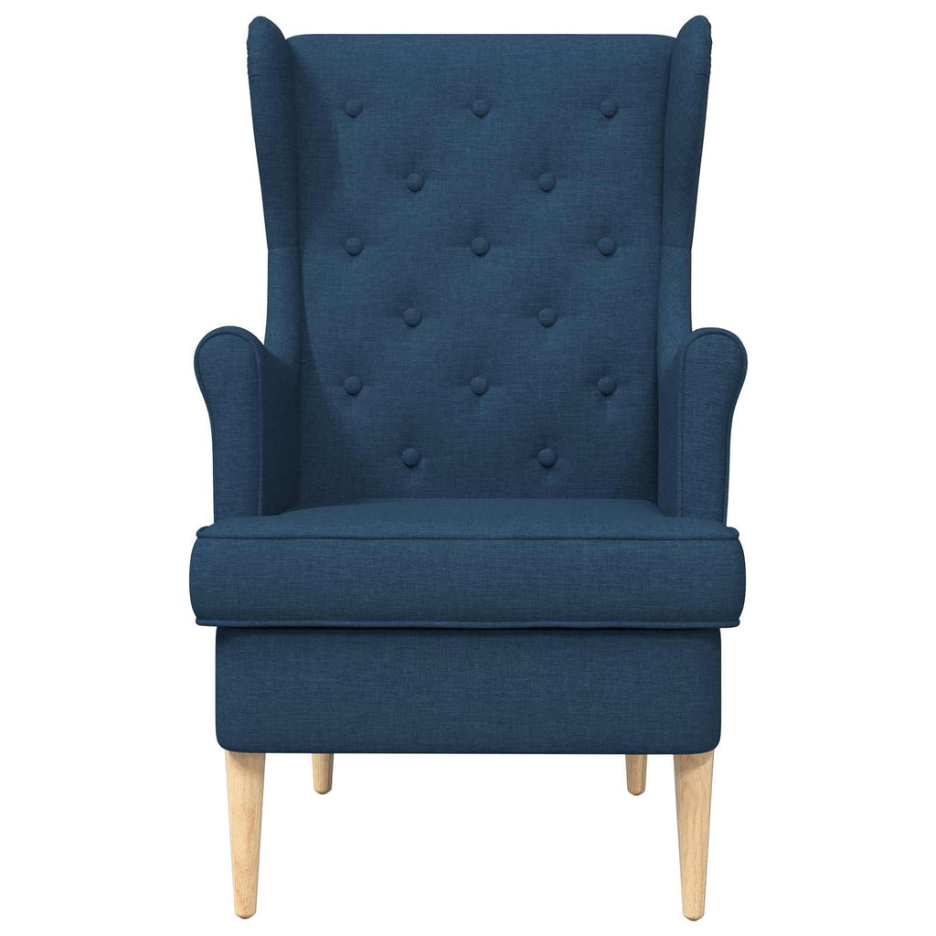 Poltrona Blu Tessuto