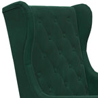 Poltrona Verde Scuro Velluto