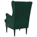 Poltrona Verde Scuro Velluto