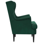 Poltrona Verde Scuro Velluto