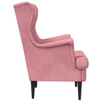 Poltrona Rosa Velluto