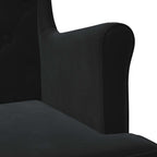 Poltrona Nero Velluto