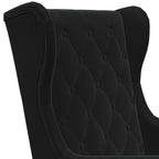 Poltrona Nero Velluto