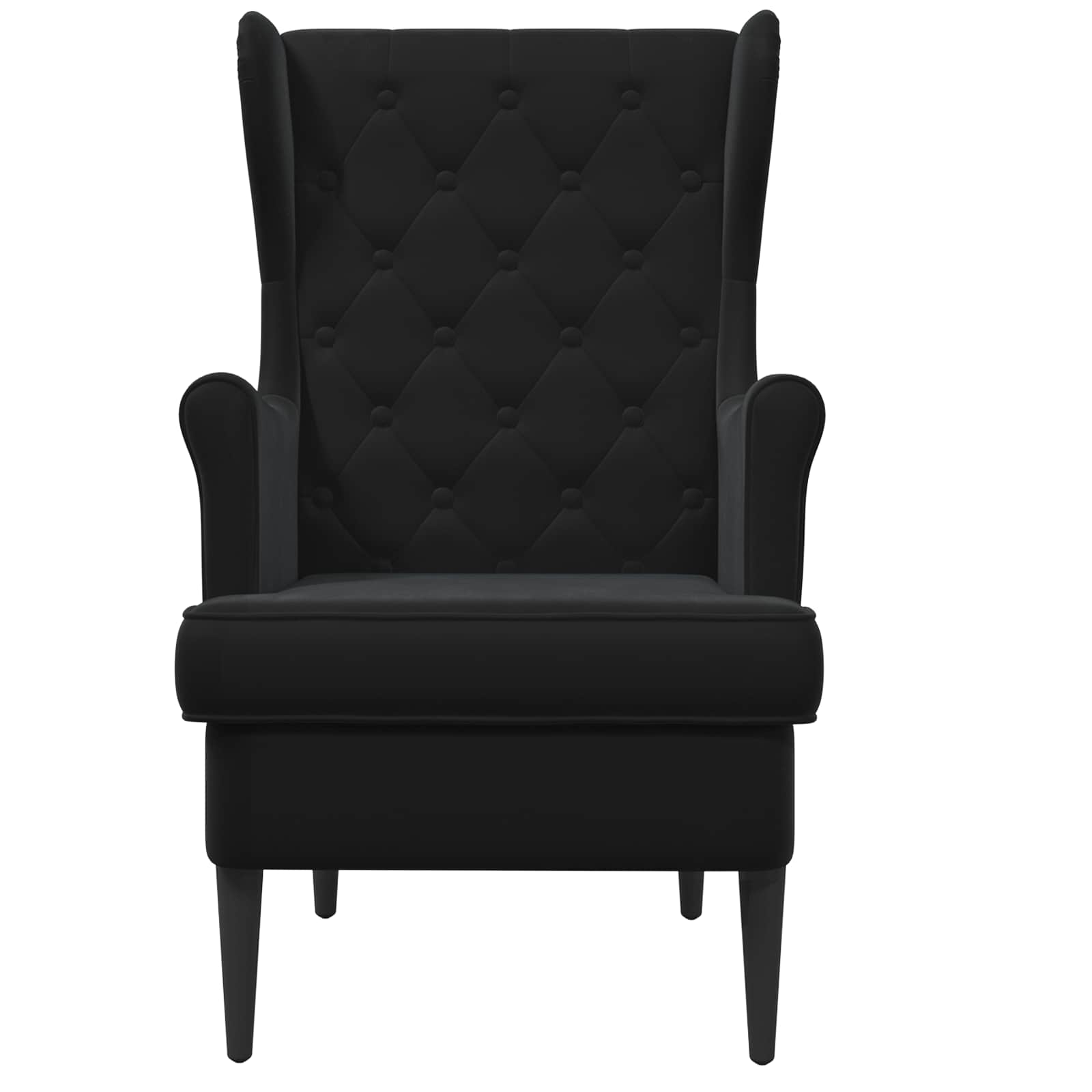 Poltrona Nero Velluto