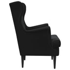 Poltrona Nero Velluto