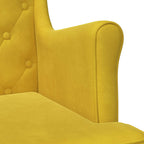 Poltrona Giallo Velluto