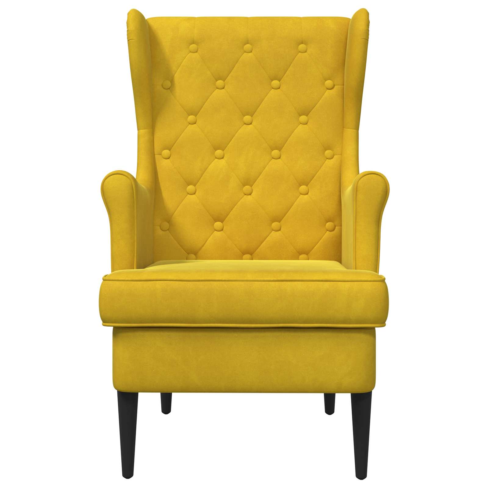 Poltrona Giallo Velluto