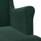 Poltrona Verde Scuro Velluto