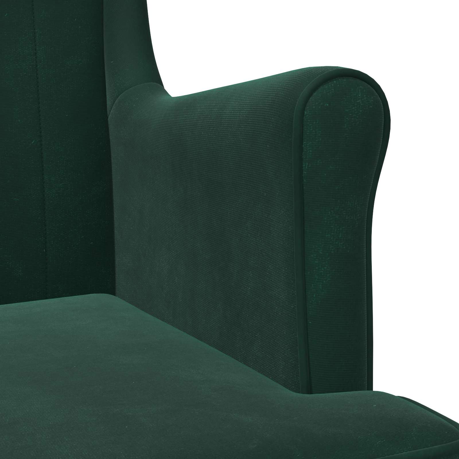 Poltrona Verde Scuro Velluto