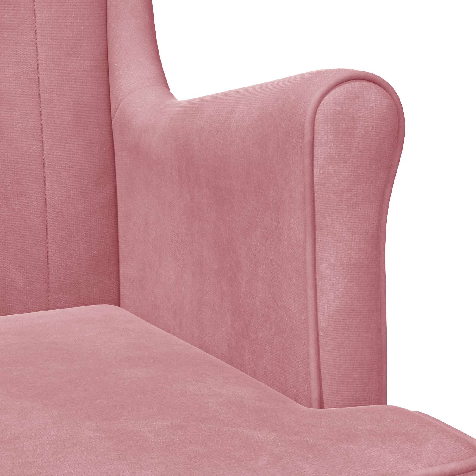 Poltrona Rosa Velluto