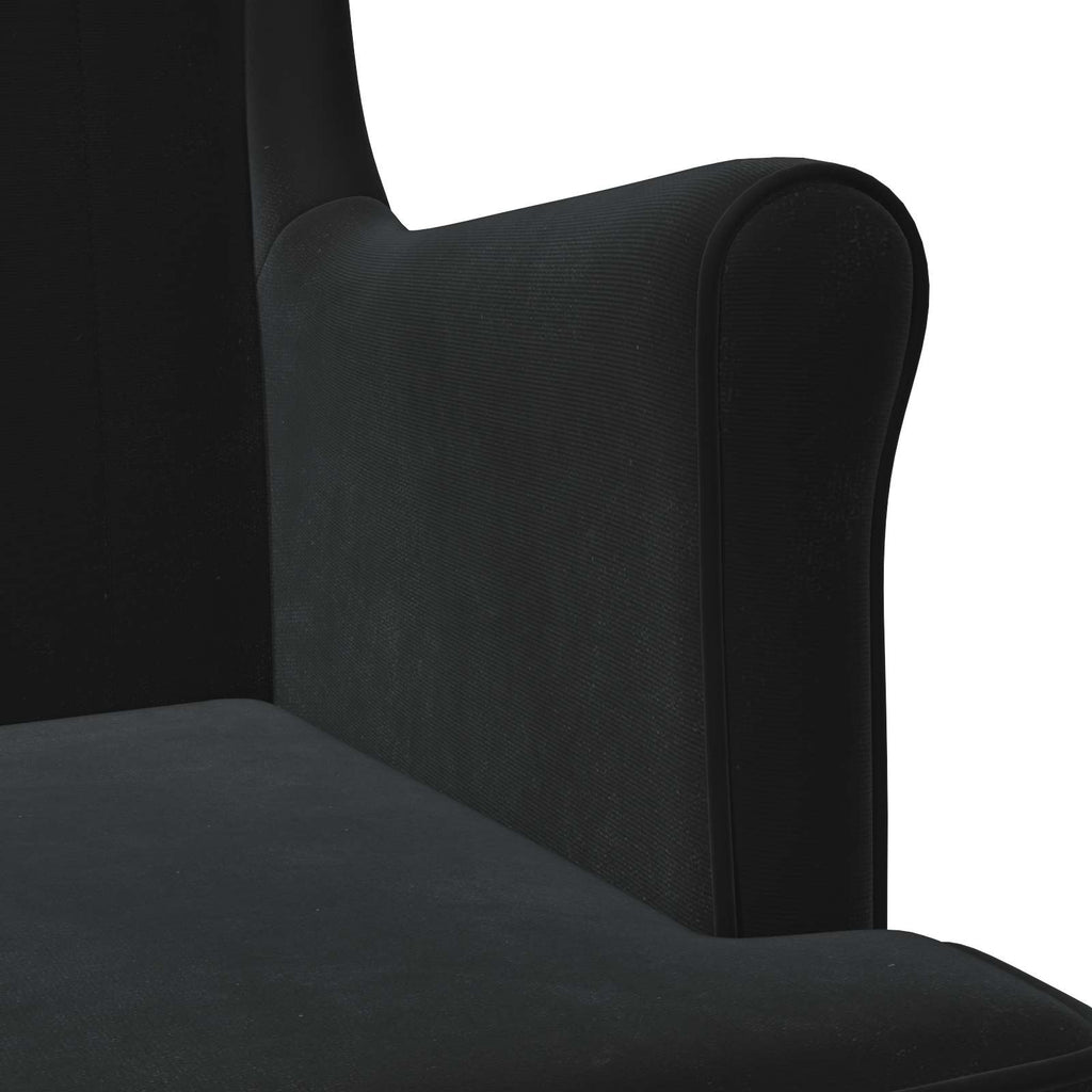 Poltrona Nero Velluto