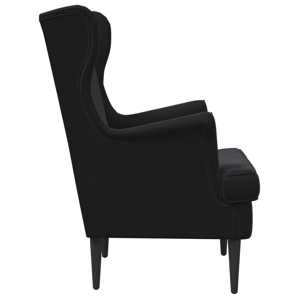 Poltrona Nero Velluto