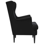 Poltrona Nero Velluto