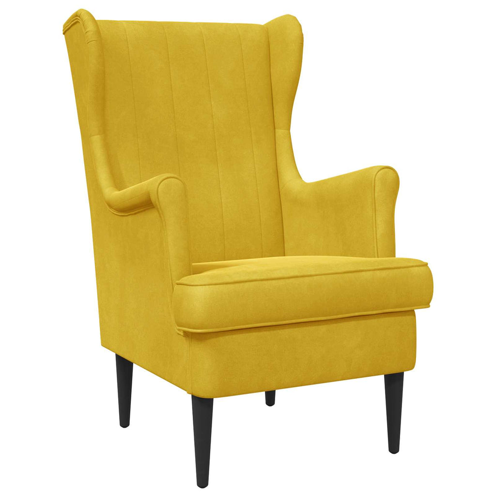 Poltrona Giallo Velluto