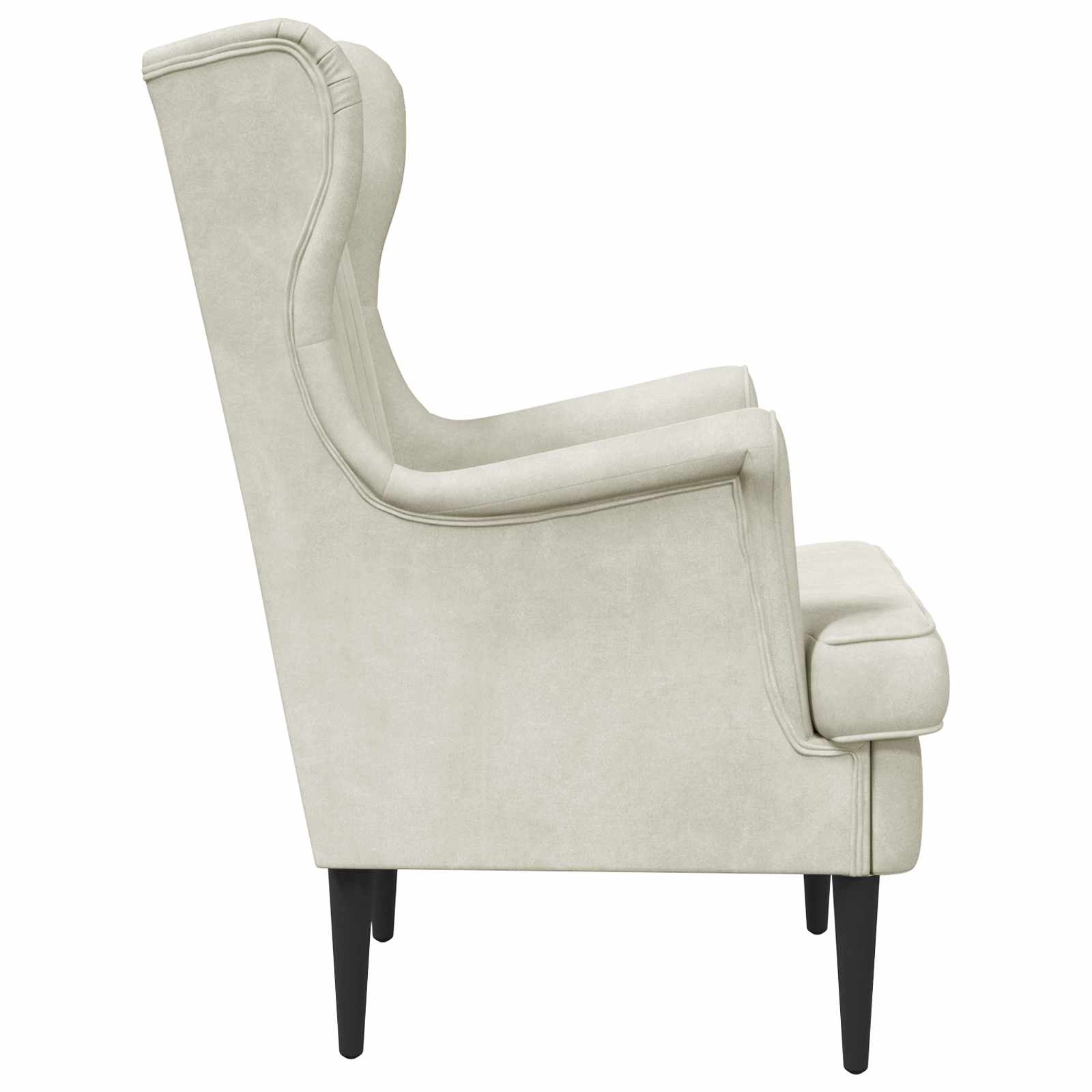 Poltrona Crema Velluto