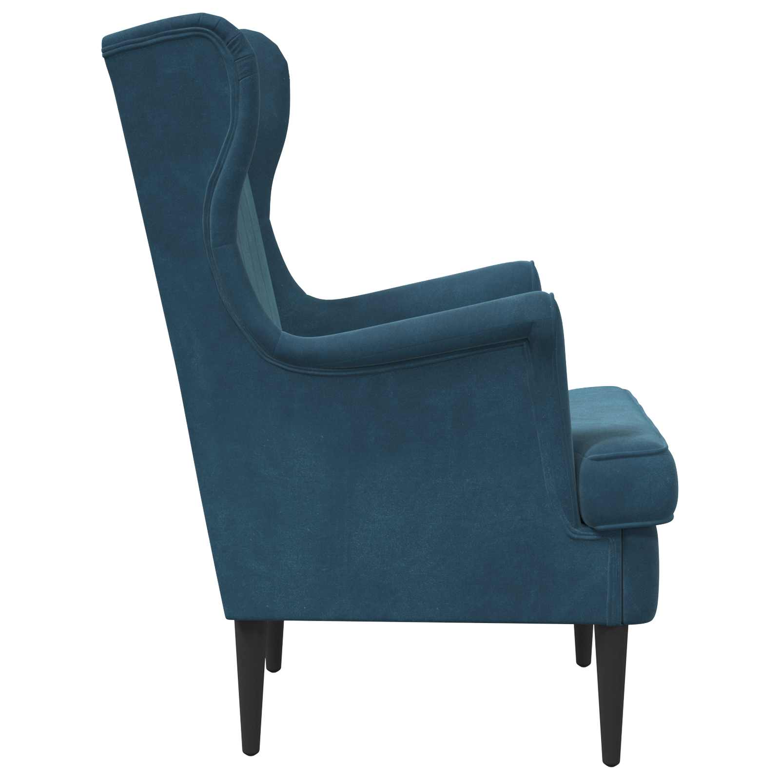 Poltrona Blu Velluto